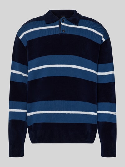 BOSS Orange Regular Fit Pullover aus Baumwoll-Mix Modell 'AMBURGH' Marine 2