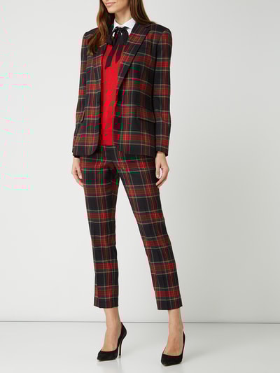 Lauren Ralph Lauren Blazer mit Tartan-Karo Schwarz 1
