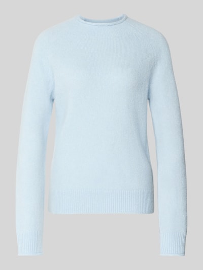BOSS Orange Regular Fit Strickpullover aus Woll-Mix mit Alpaka Modell 'C_FESPERANASY' Hellblau 2