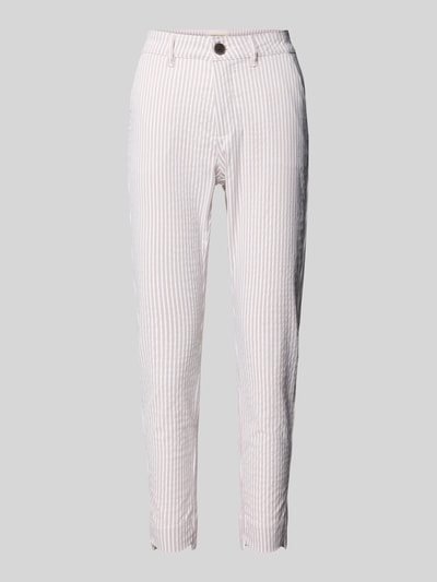 FREE/QUENT Stoffen broek met steek, model 'Rex' Taupe - 2