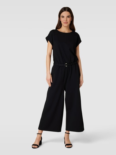 comma Casual Identity Jumpsuit mit Taillengürtel Black 4