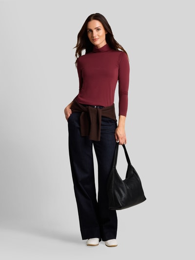Tom Tailor Langarmshirt mit Rollkragen Bordeaux 1