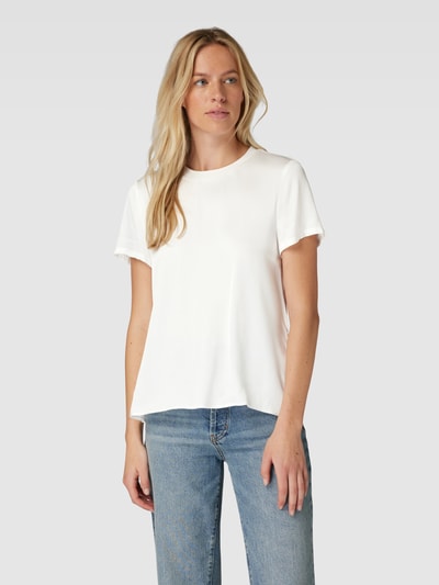 Esprit Collection Blusenshirt aus Viskose mit Rundhalsausschnitt Offwhite 4