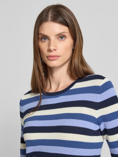 Christian Berg Woman Strickpullover mit Rundhalsausschnitt Dunkelblau 3
