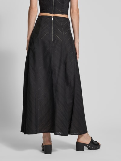 Drykorn Maxirok met ritssluiting, model 'MURNIATI' Zwart - 5