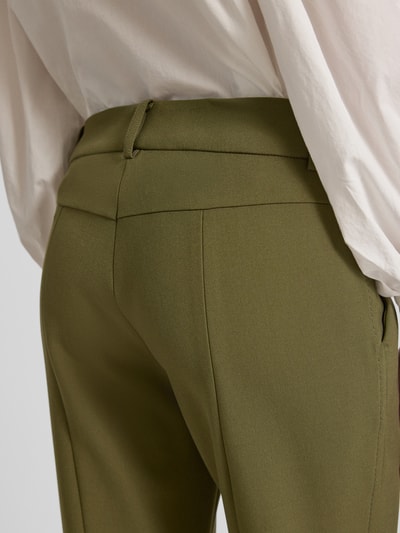 Cambio Spodnie materiałowe o skróconym kroju model ‘FARAH’ Khaki 3