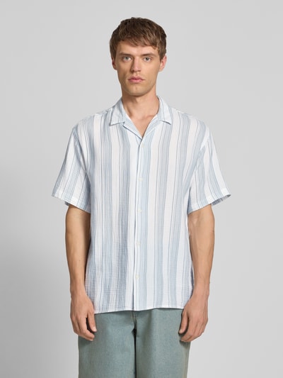 Jack & Jones Relaxed Fit Freizeithemd mit Umlegekragen Offwhite 4