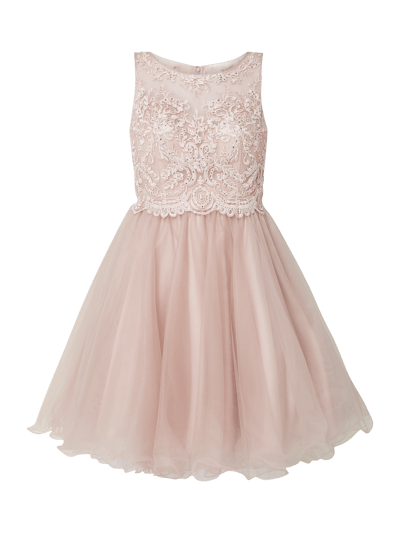 Laona Cocktailkleid mit Stickereien Mauve 2