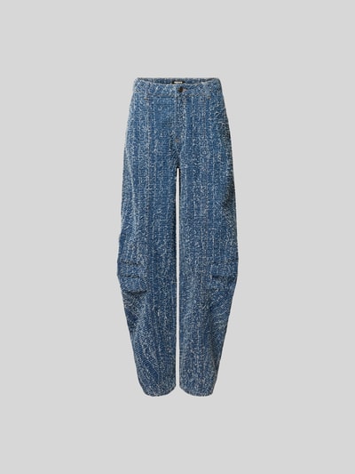 ROTATE Loose Fit Jeans mit Raffungen Jeansblau 2