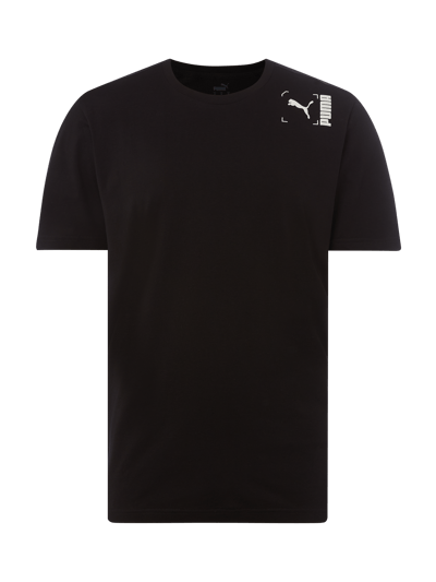 PUMA PERFORMANCE T-Shirt mit gummiertem Logo-Print  Black 1