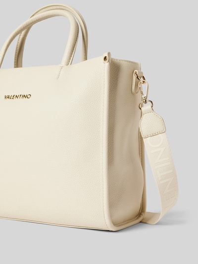 VALENTINO BAGS Handtasche mit Label-Detail Modell 'VALERIE' Ecru 2