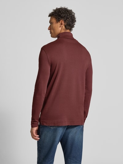 Christian Berg Men Shirt met lange mouwen en col Metallic rood - 5