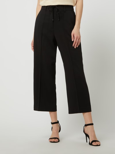 s.Oliver BLACK LABEL Culotte met persplooien  Zwart - 4