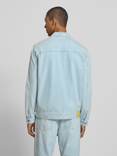 ARMEDANGELS Relaxed Fit Jeansjacke aus reiner Baumwolle Modell 'HARRINGTON' Hellblau 5