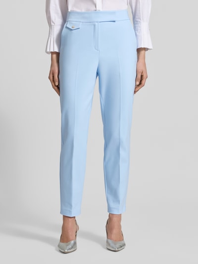 s.Oliver BLACK LABEL Regular Fit stoffen broek met katoenanteil Lichtblauw - 4
