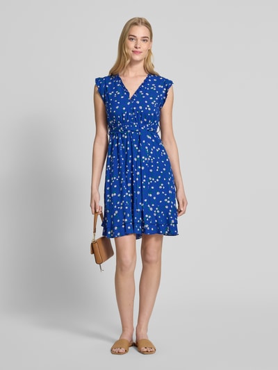 Apricot Knielanges Kleid aus Viskose mit Bindegürtel Royal 1