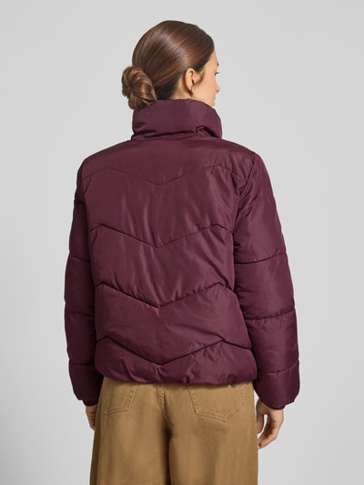 Vero Moda Regular Fit Steppjacke mit Stehkragen Modell 'LIGARIO' Bordeaux 5