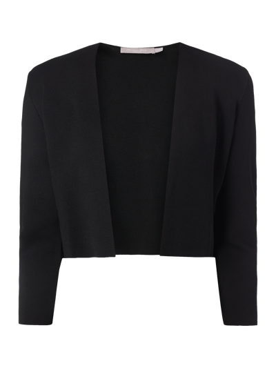 Christian Berg Cocktail Bolero mit Rippenstruktur Black 1