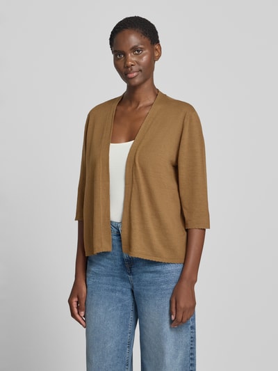s.Oliver RED LABEL Regular Fit Bolero aus reiner Baumwolle Mittelbraun 4