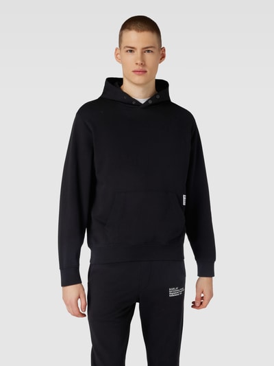 Replay Hoodie met labelpatch Zwart - 4