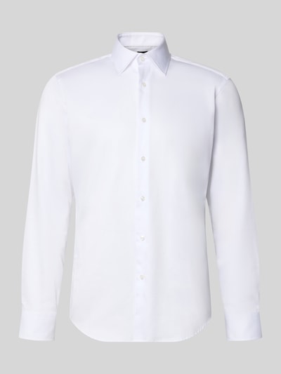 BOSS Regular Fit Businesshemd aus reiner Baumwolle Modell 'H JOE KENT' Weiss 2