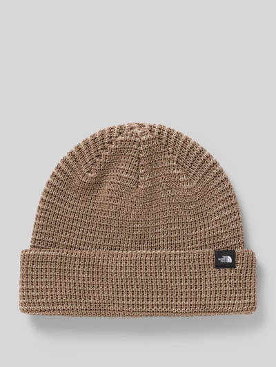 The North Face Beanie mit Label-Patch Modell 'FISHERMAN' Taupe 1