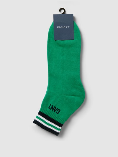 GANT Socken mit Kontraststreifen Modell 'ANKLE SPORT SOCKS' Gruen 3