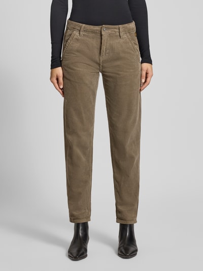 G-Star RAW Boyfriend fit corduroy broek, model 'Kate' Kaki - 4