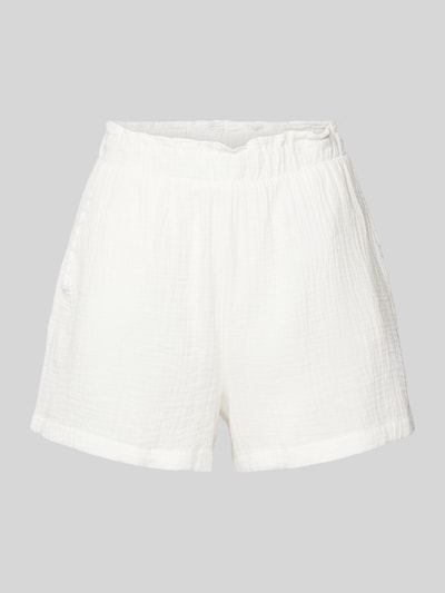 Vero Moda High Waist Shorts mit Strukturmuster Modell 'NATALI' Weiss 2