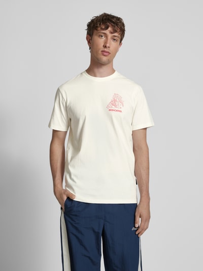 Dedicated T-Shirt mit Rundhalsausschnitt Modell 'Eternal Pizza' Offwhite 4