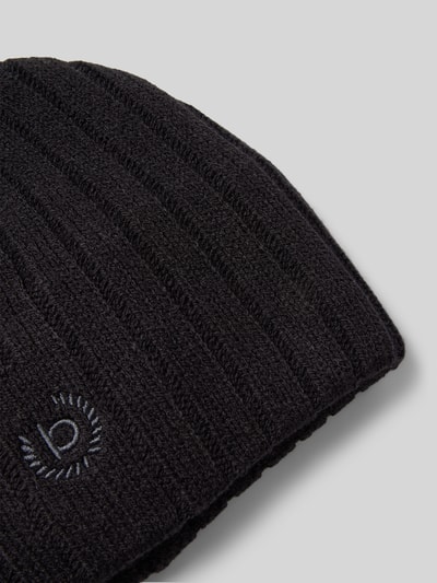 bugatti Beanie mit Logo-Stitching Black 2