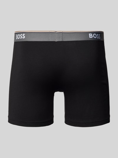 BOSS Boxershorts mit elastischem Logo-Bund im 3er-Pack Black 3