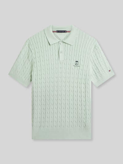 Tommy Hilfiger poloshirt met logodetail Mintgroen - 2