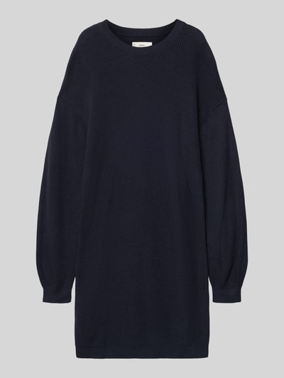 Mango Regular Fit Kleid in Strick-Optik Modell 'saski' Marine 1