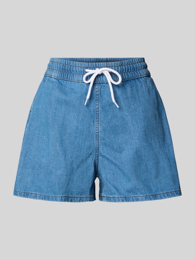 Noisy May High Waist Jeansshorts mit Eingrifftaschen Modell 'MOLLA' Hellblau 1