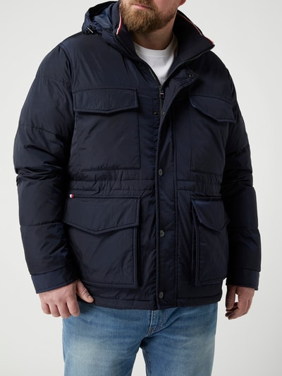 Tommy Hilfiger Big & Tall PLUS SIZE parka met wattering  Marineblauw - 4