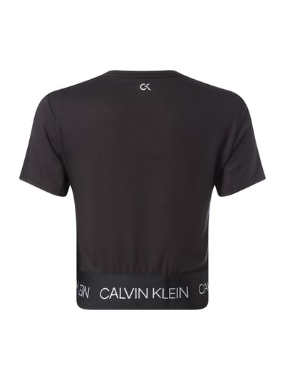 Calvin Klein Performance Kort T shirt met elastische zoom in zwart online kopen P C