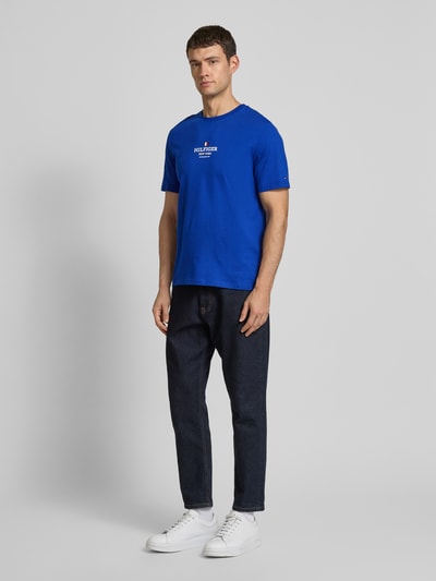 Tommy Hilfiger T-Shirt mit Label-Print Royal 1