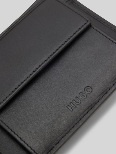 HUGO Portemonnee van echt runderleer, model 'TIBBY_N_TRIFOLD' Zwart - 4