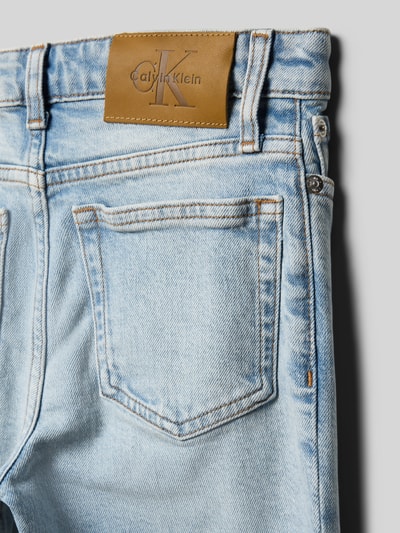 Calvin Klein Jeans Straight Fit Jeans aus Baumwoll-Mix Blau 2