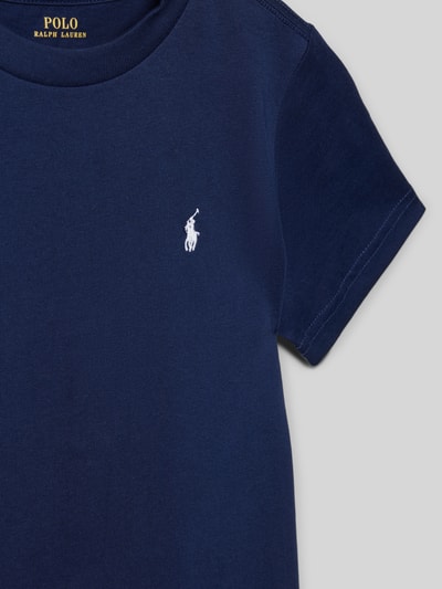 Polo Ralph Lauren Teens Regular Fit T-Shirt mit rückseitigem Label-Print Marine 2