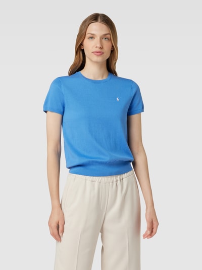 Polo Ralph Lauren T-Shirt mit Label-Stitching Bleu 4