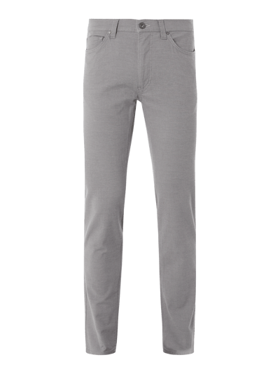 Brax Straight Fit Stoffhose mit Stretch-Anteil Modell 'Cadiz'  Graphit Melange 1