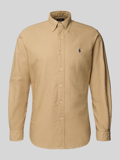 Polo Ralph Lauren Freizeithemd mit Knopfleiste Beige 2
