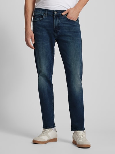 BOSS Orange Regular Fit Jeans im 5-Pocket-Design Modell 'RE.MAINE BO' Jeansblau 4