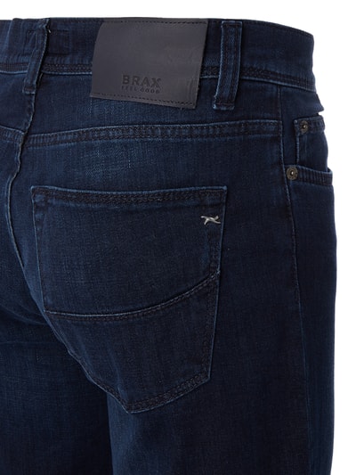 Brax Stone Washed Straight Fit Jeans Dunkelblau 4