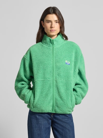 American Vintage Jacke aus Teddyfell Modell 'HOKTOWN' Gruen 4