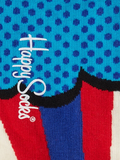 Happy Socks Sokken met all-over motief Blauw - 2