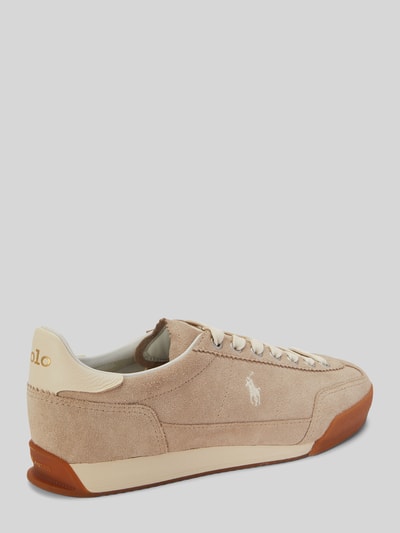Polo Ralph Lauren Sneakersy z naturalnej skóry bydlęcej Camel 4