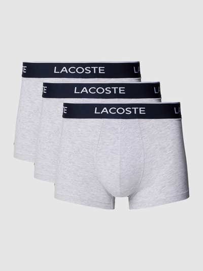 Lacoste Trunks in melierter Optik Hellgrau 1